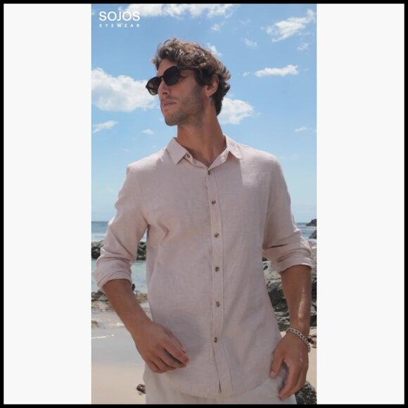 Square Polarized Sunglasses with UV Protection, Recycled Plastic Frames main image 6
